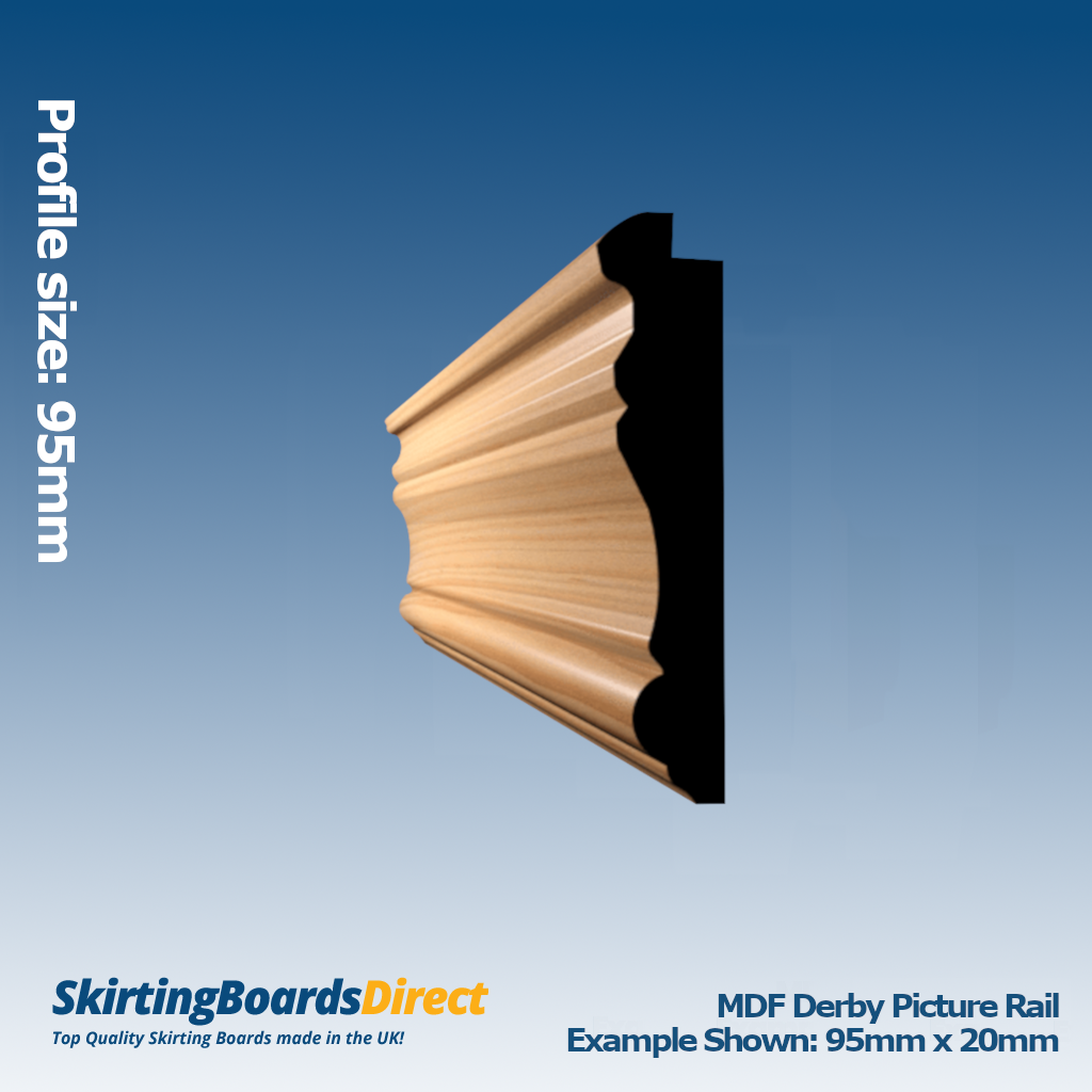 Pine Derby Picture Rail