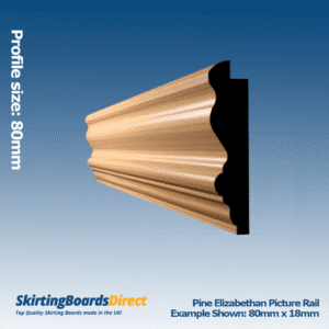 Pine Elizabethan Picture Rail
