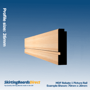 Pine Rebate 1 Picture Rail