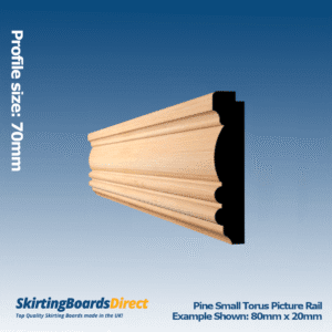 Pine Small Winchester Picture Rail
