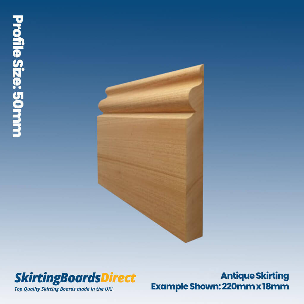 Sapele Antique Skirting Boards