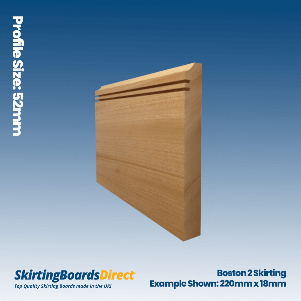 Sapele Boston 2 Skirting Boards