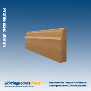 Sapele Small Lambs Tongue Architrave