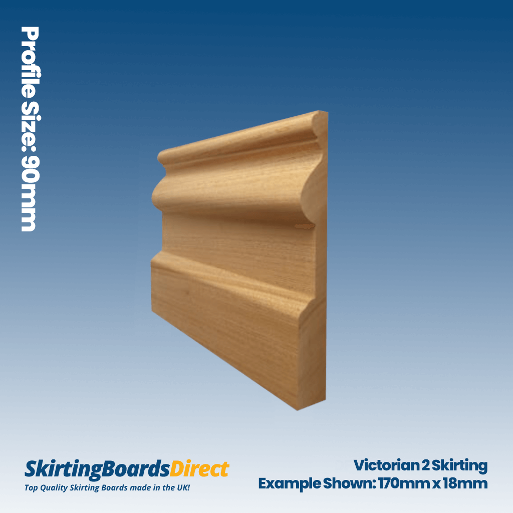 Sapele Victorian 2 Skirting Boards