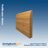 Sapele Chamfered Skirting Boards