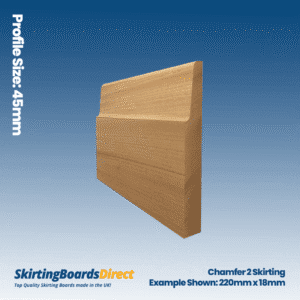 Sapele Chamfer 2 Skirting Boards