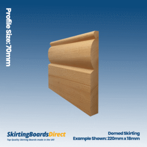 Sapele Domed Skirting Boards