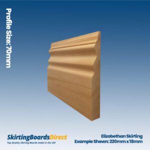 Sapele Elizabethan Skirting Boards