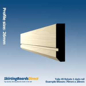Tulip 45 Rebate 1 Dado Rail