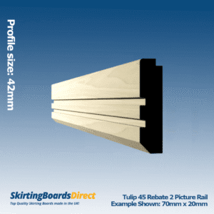 Tulip 45 Rebate 2 Picture Rail