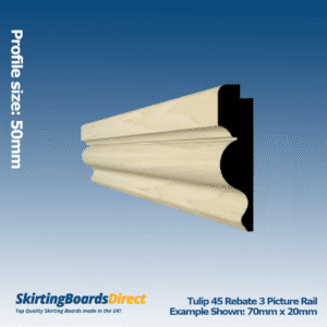 Tulip Antique Picture Rail