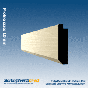 Tulip Bevelled 45 Picture Rail