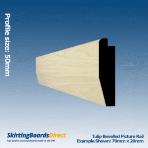 Tulip Bevelled Picture Rail