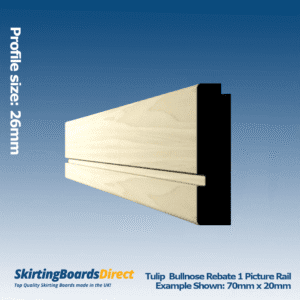Tulip Bullnose Rebate 1 Picture Rail