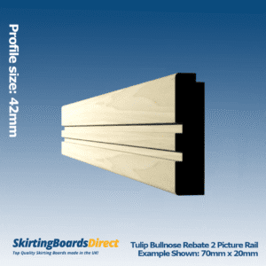 Tulip Bullnose Rebate 2 Picture Rail