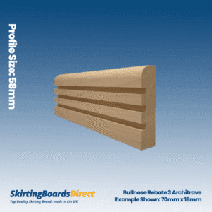 Tulip Bullnose Rebate 3 Architrave