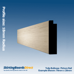 Tulip Bullnose Picture Rail