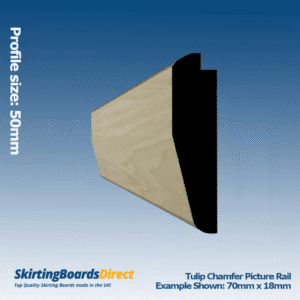 Tulip Chamfered Picture Rail