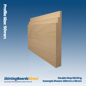 Tulip Double Step Skirting Boards