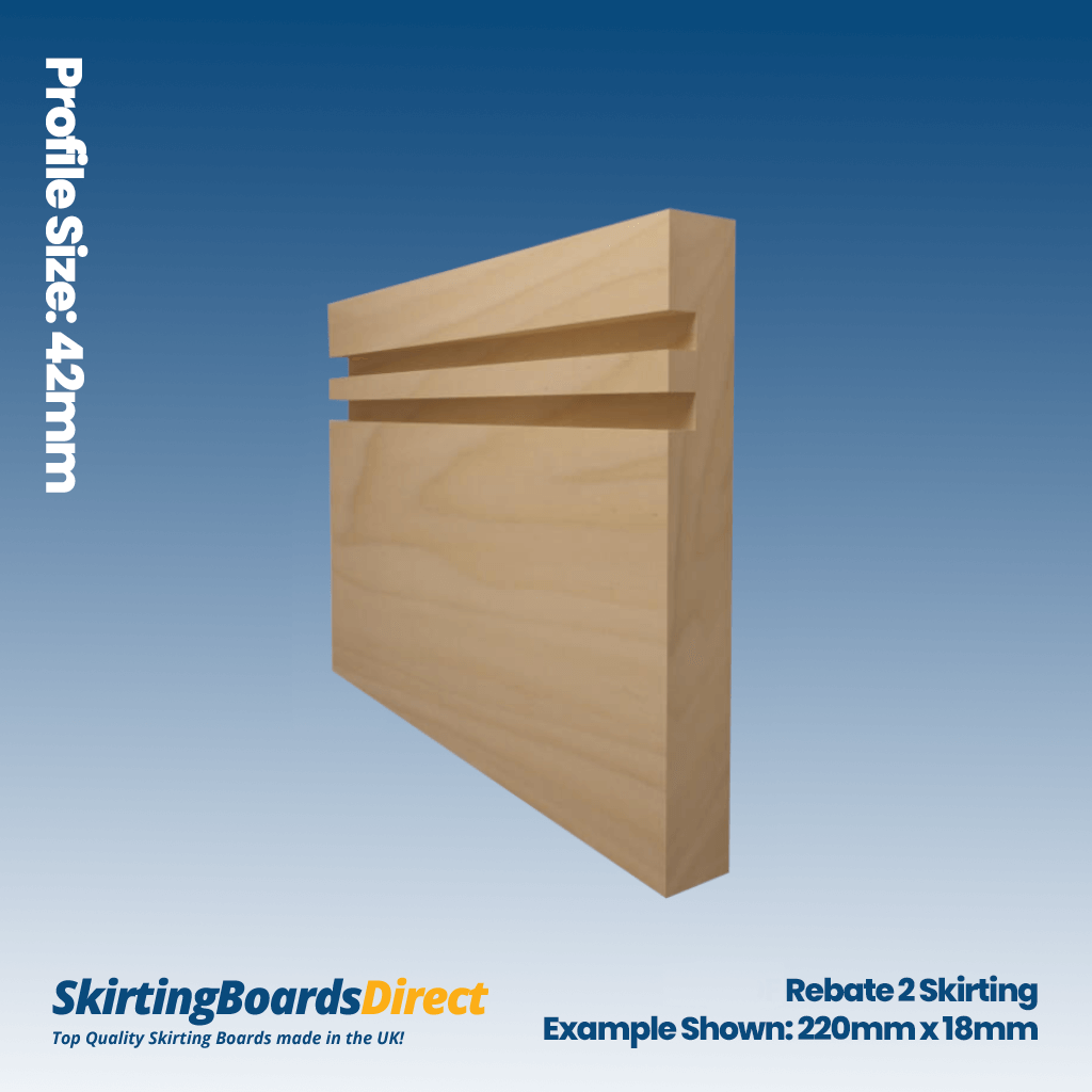 Tulip Rebate 2 Skirting Boards