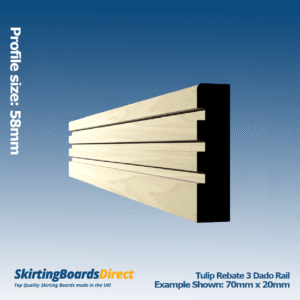 Tulip Rebate 3 Dado Rail