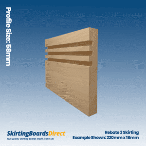 Tulip Rebate 3 Skirting Boards