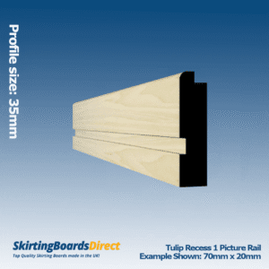 Tulip Recess 1 Picture Rail