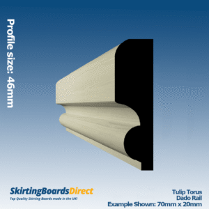 Tulip Torus Dado Rail