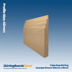 Tulip Triple Step Skirting Boards