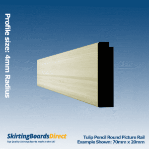 Tulip Pencil Round Picture Rail