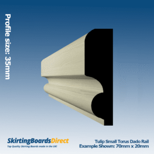 Tulip Small Torus Dado Rail