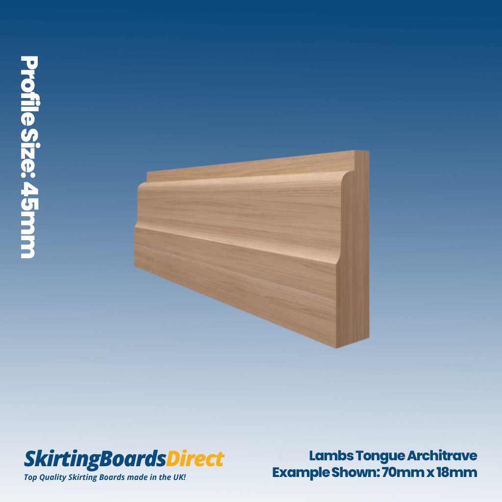 Ash Lambs Tongue Architrave