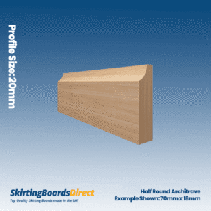 Beech Half Round Architrave