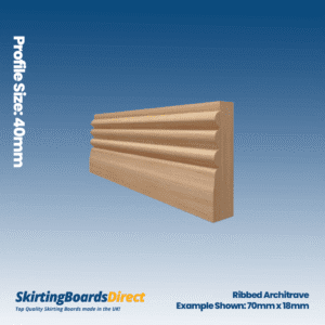 Beech Ribbed Architrave