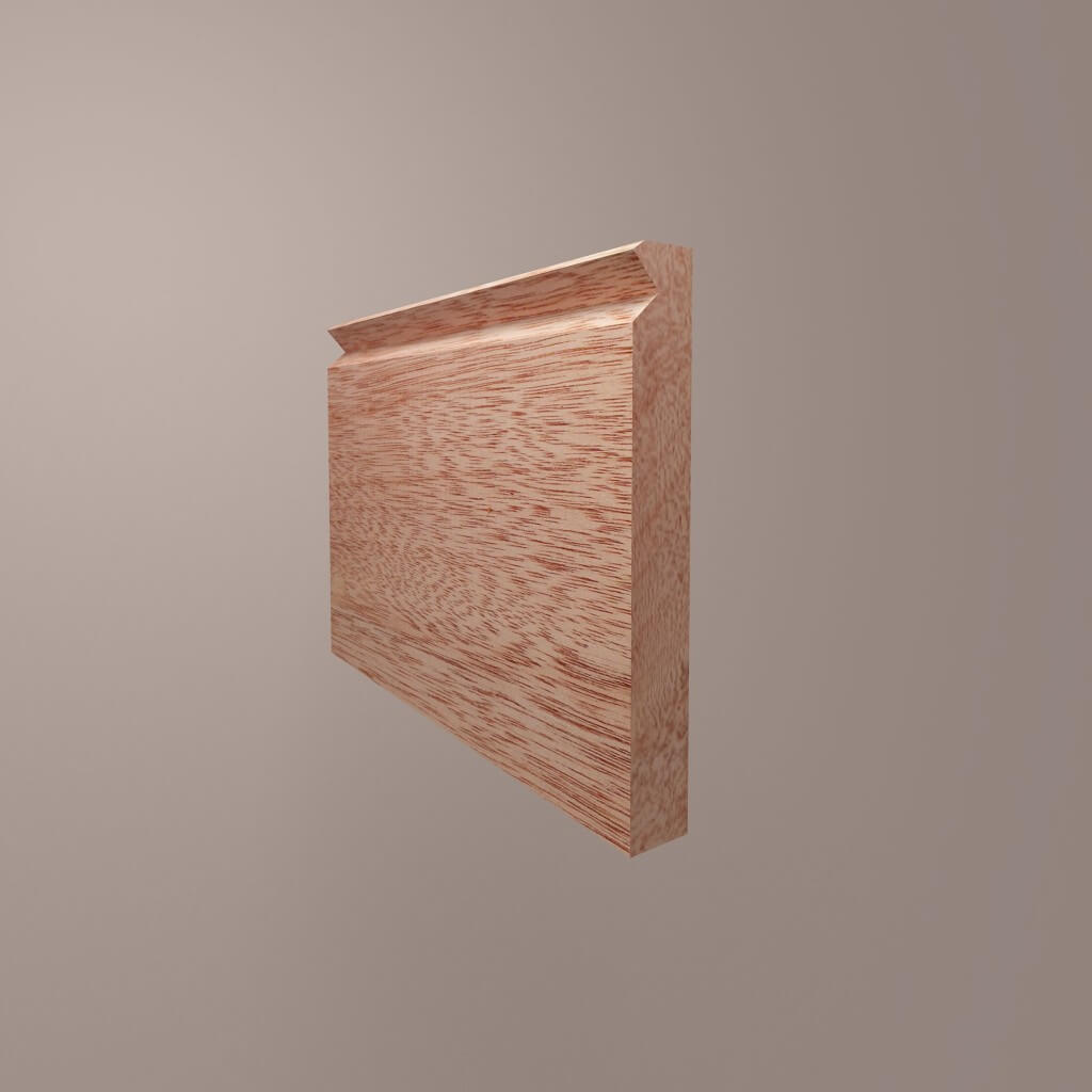 Meranti Fluted 1 Skirting Boards