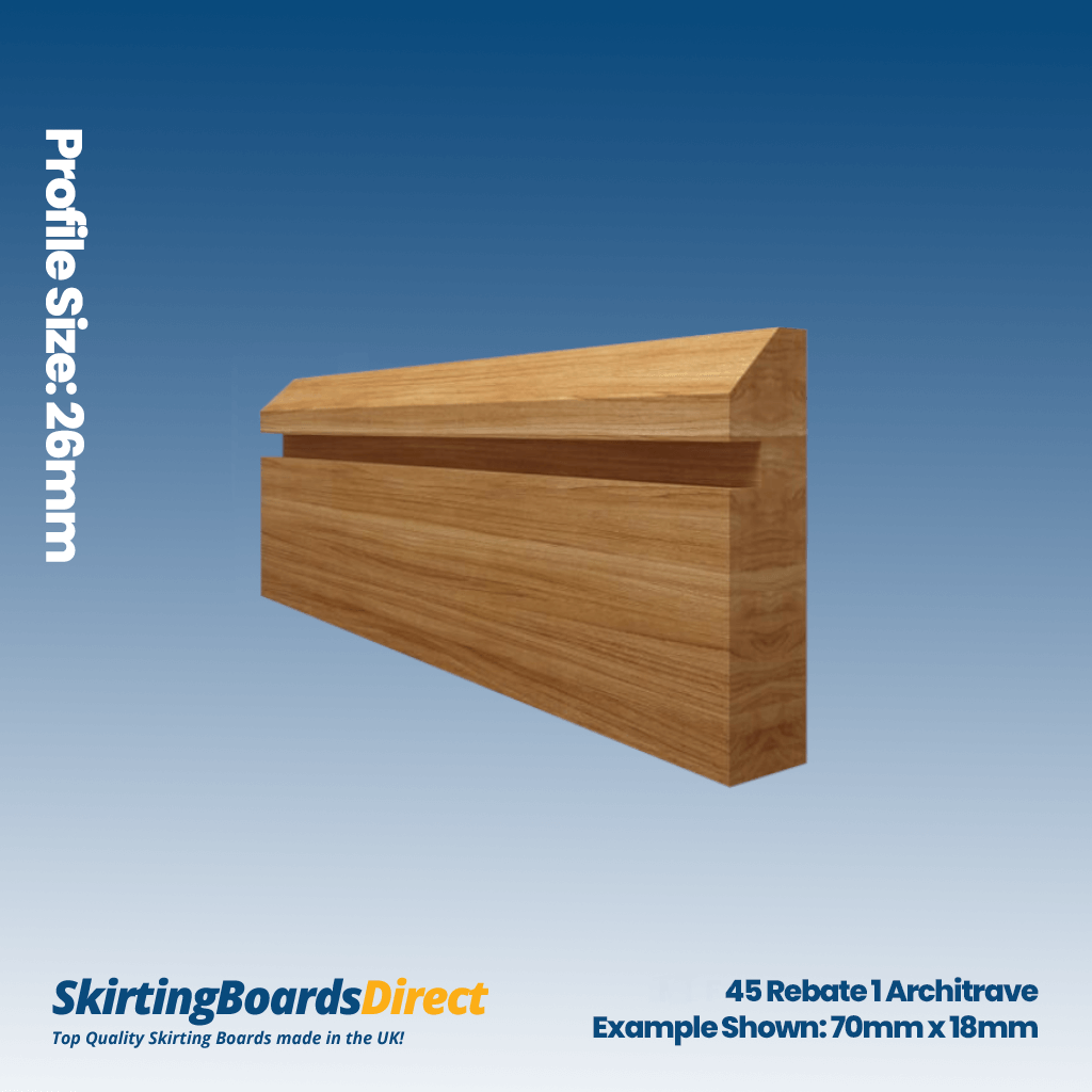 Oak 45 Rebate 1 Architrave