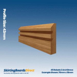 Oak 45 Rebate 2 Architrave