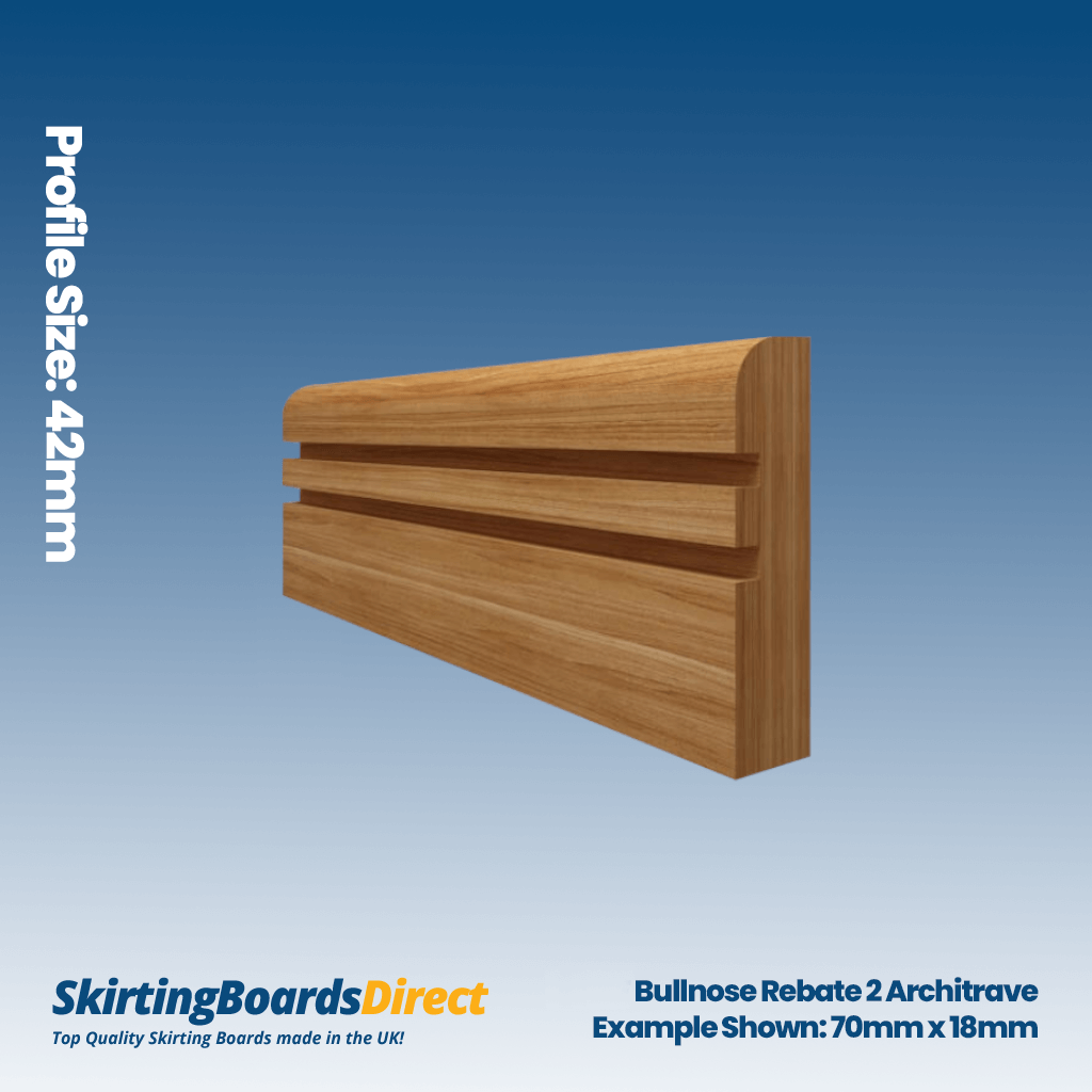 Oak Bullnose Rebate 2 Architrave