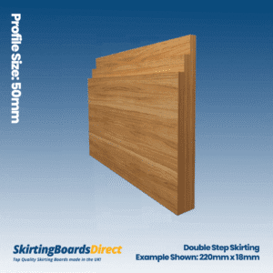 Oak Double Step Skirting Boards