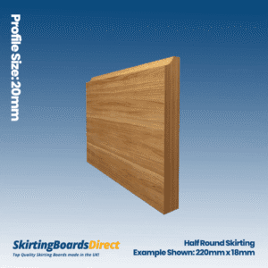 Oak Half Round Skirting Boards