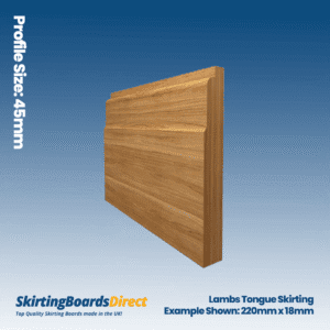 Oak Lambs Tongue Skirting Boards
