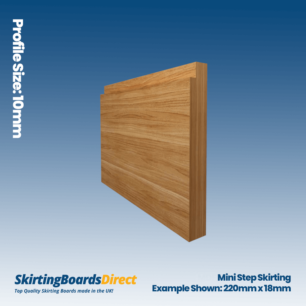 Oak Mini Step Skirting Boards