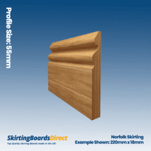 Oak Norfolk Skirting Boards