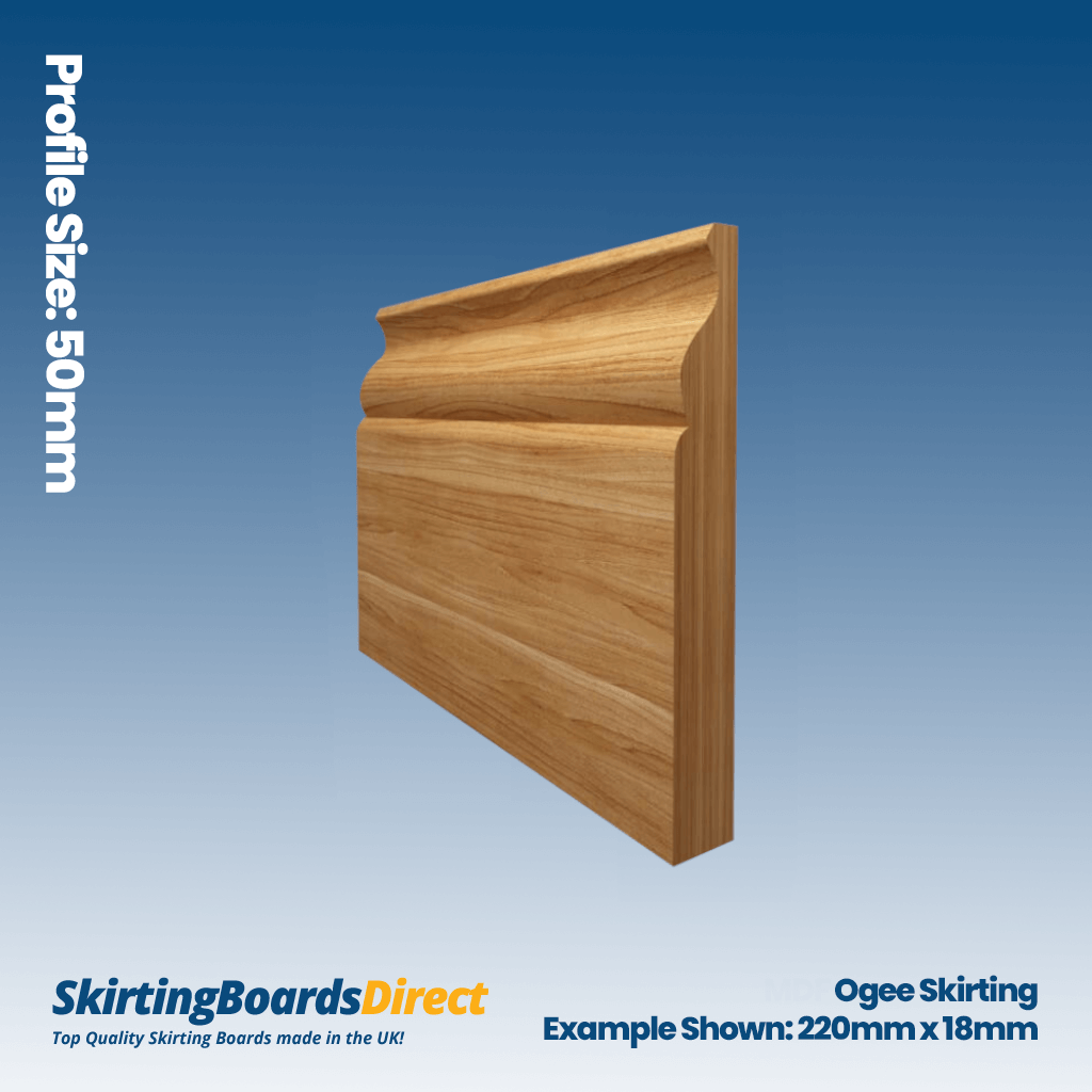 Oak Ogee Skirting Boards