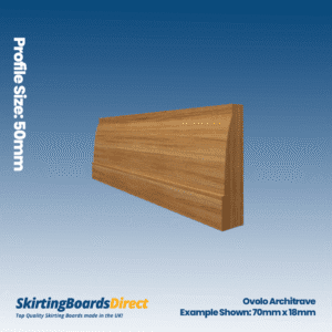 Oak Ovolo Architrave