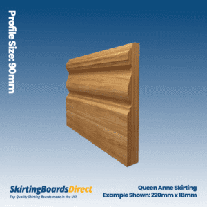 Oak Queen Anne Skirting Boards