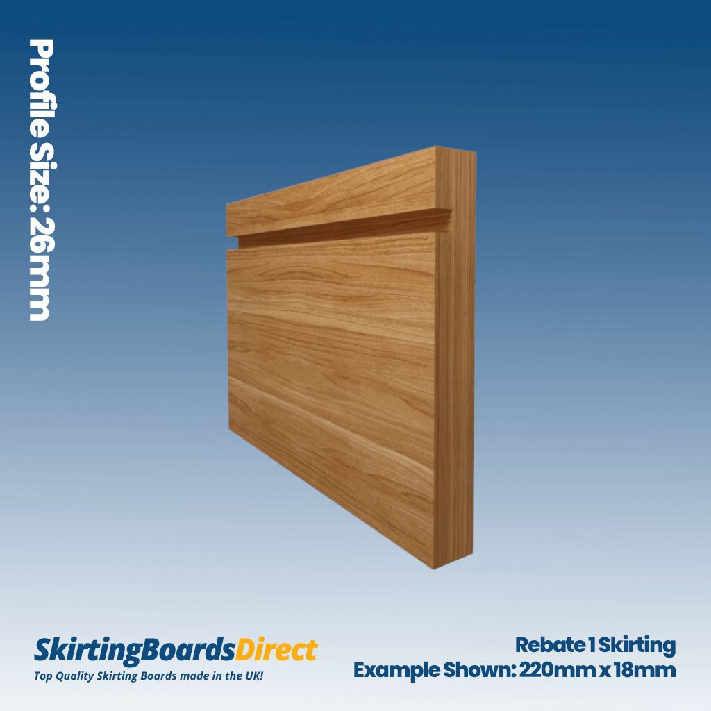 Oak Rebate 1 Skirting Boards
