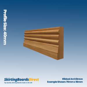 Oak Ribbed Architrave