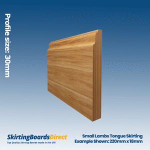 Oak Small Lambs Tongue Skirting Boards
