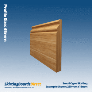 Oak Small Ogee Skirting Boards